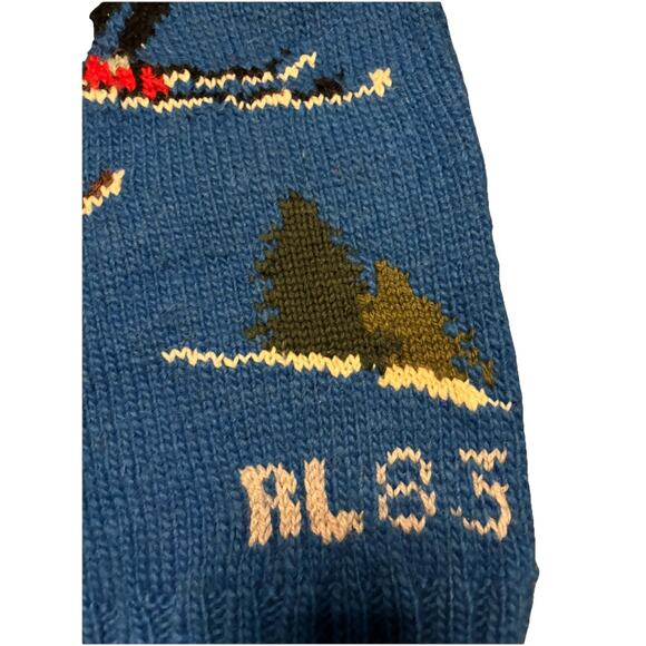 Vintage RL 83 Great Britain Hand knitted Ski Vest Wool - Picture 3 of 10